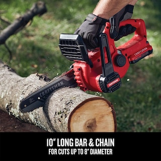 Foto 4 | Mini Motosierra Craftsman V20 de 10 Pulgadas con Batería de 2.0 Ah y Cargador