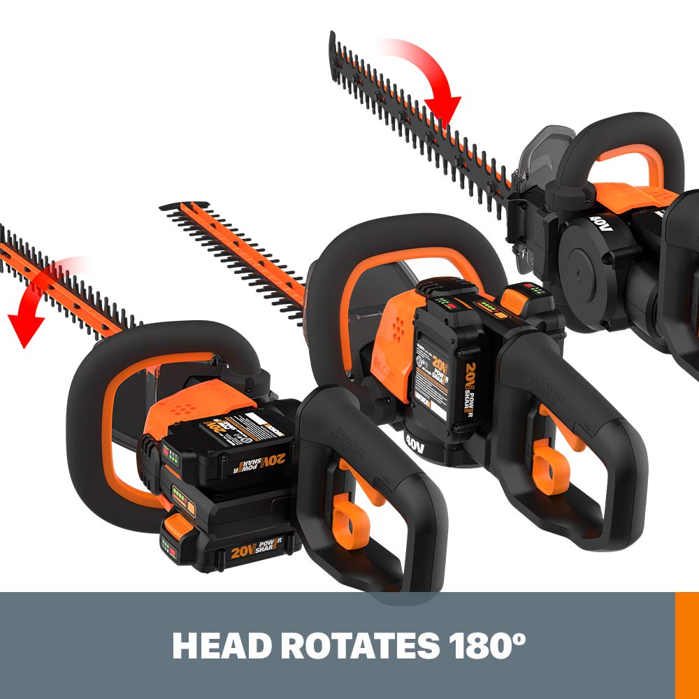 Foto 3 | Cortadora de Setos Worx WG284.1 40 V 24 Pulgadas - Venta Internacional