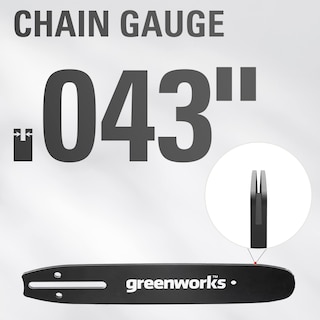 Foto 4 | Cadena Motosierra Greenworks 2906802 14'' Cs40l210 - Venta Internacional