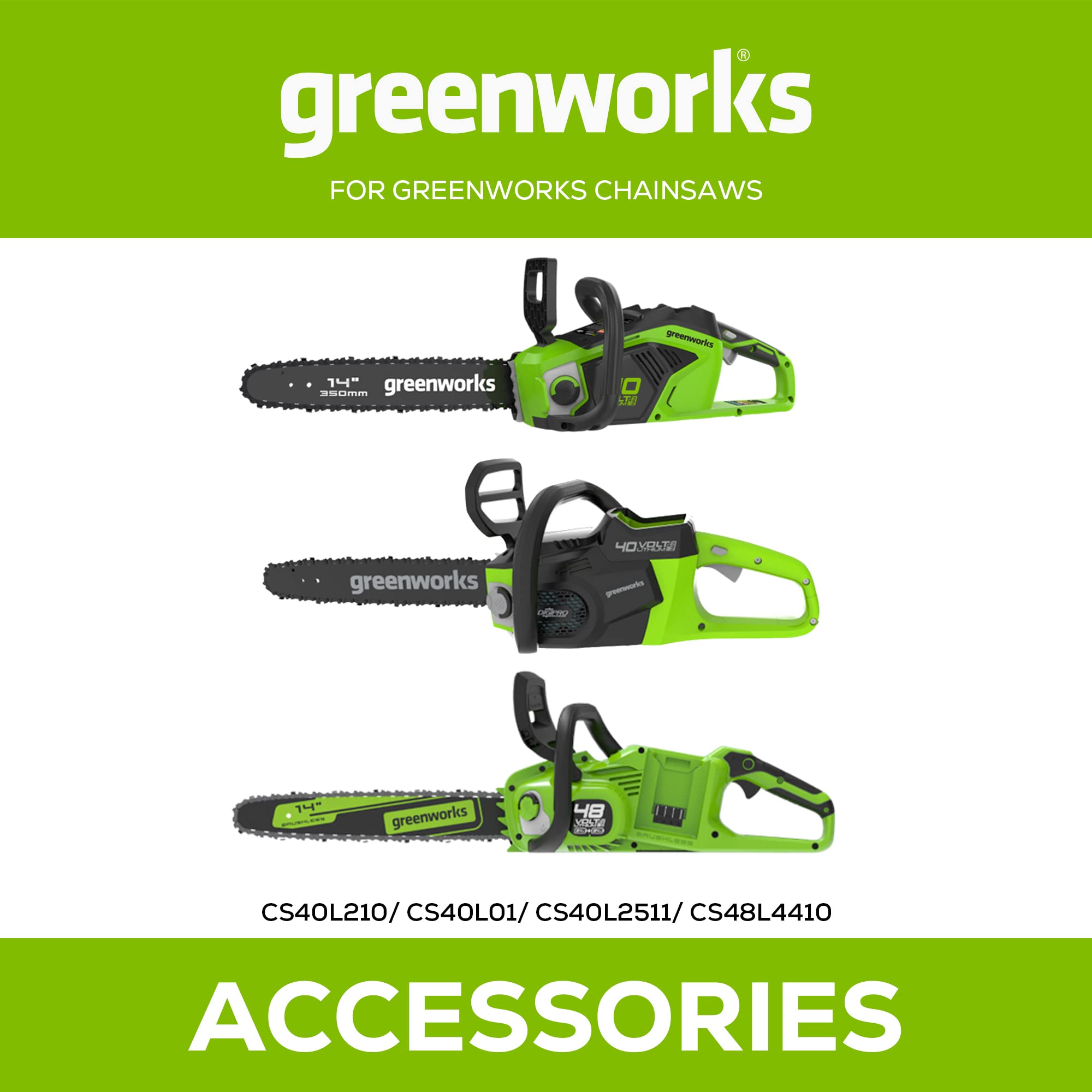 Foto 7 | Cadena Motosierra Greenworks 2906802 14'' Cs40l210 - Venta Internacional