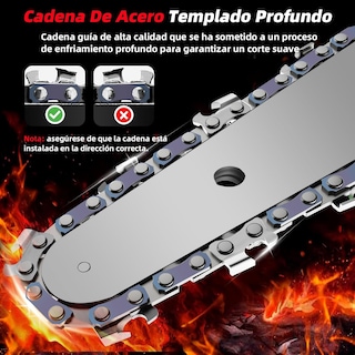 Foto 3 | Minimotosierra Inalámbrica KIMHI 6 Pulgadas con 1 Batería y 1 Cadena