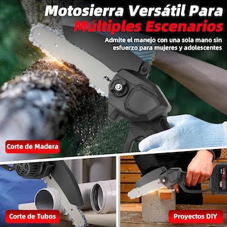 Foto 4 | Minimotosierra Inalámbrica KIMHI 6 Pulgadas con 1 Batería y 1 Cadena