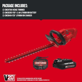 Foto 3 | Motosierra de Setos Craftsman Cmcht810c1 20 v-Venta Internacional