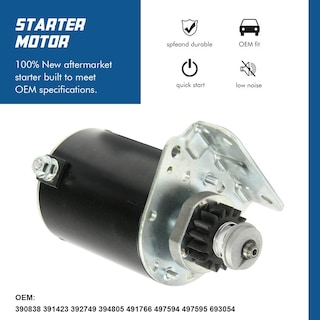 Foto 2 | Motor De Arranque Para Motores De 7hp-18hp 1972-2002 Con Recambios Oe - Venta Internacional.