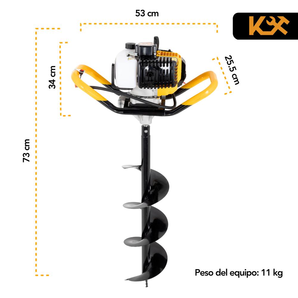 Foto 5 | Motoperforadora Kingsman a Gasolina de 2.5 Hp