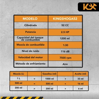 Foto 7 | Motoperforadora Kingsman a Gasolina de 2.5 Hp