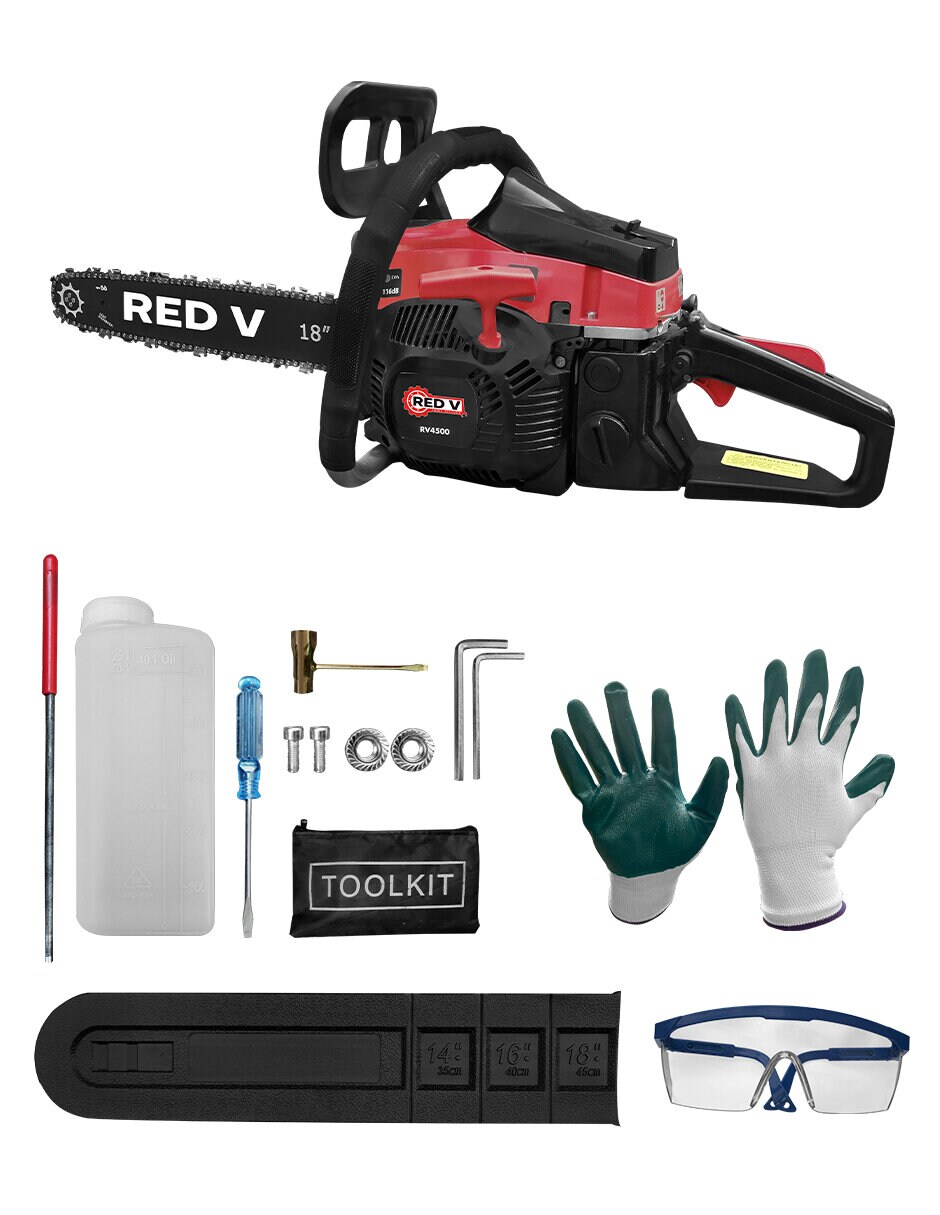 Motosierra a Gasolina Red Velvet 2.5 hp con Accesorios $1,497