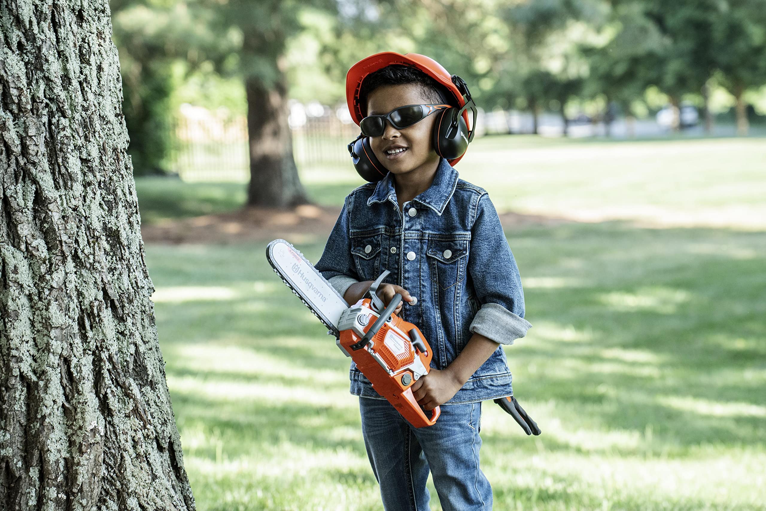 Foto 4 pulgar | Motosierra De Juguete Husqvarna 550xp Con Kit De Protección Personal Para Niños De Más De 3 Años - Venta Internaciona