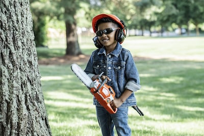 Foto 3 | Motosierra De Juguete Husqvarna 550xp Con Kit De Protección Personal Para Niños De Más De 3 Años - Venta Internaciona