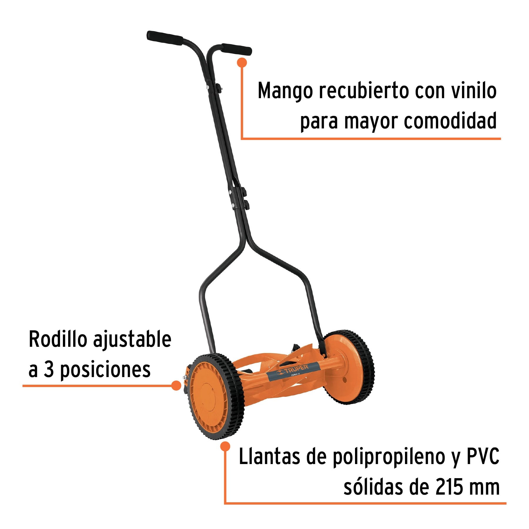 Foto 4 pulgar | Podadora Manual Truper POMA-14 color Naranja 14 Pulgadas