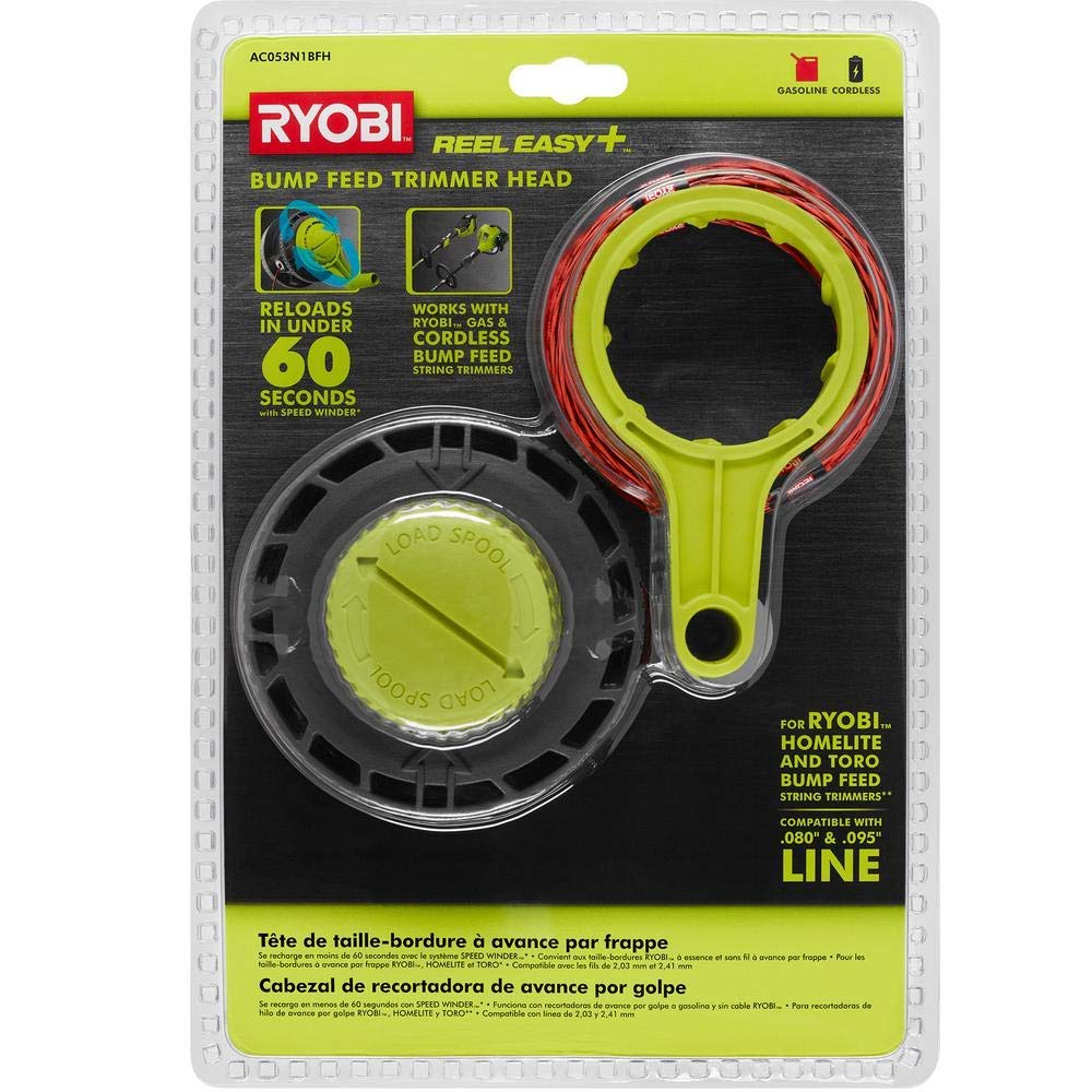Foto 2 pulgar | Carrete Recortador De Hilo Easy+, Cabezal De Alimentación Por Golpes Ryobi Ac053n1bfh - Venta Internacional.