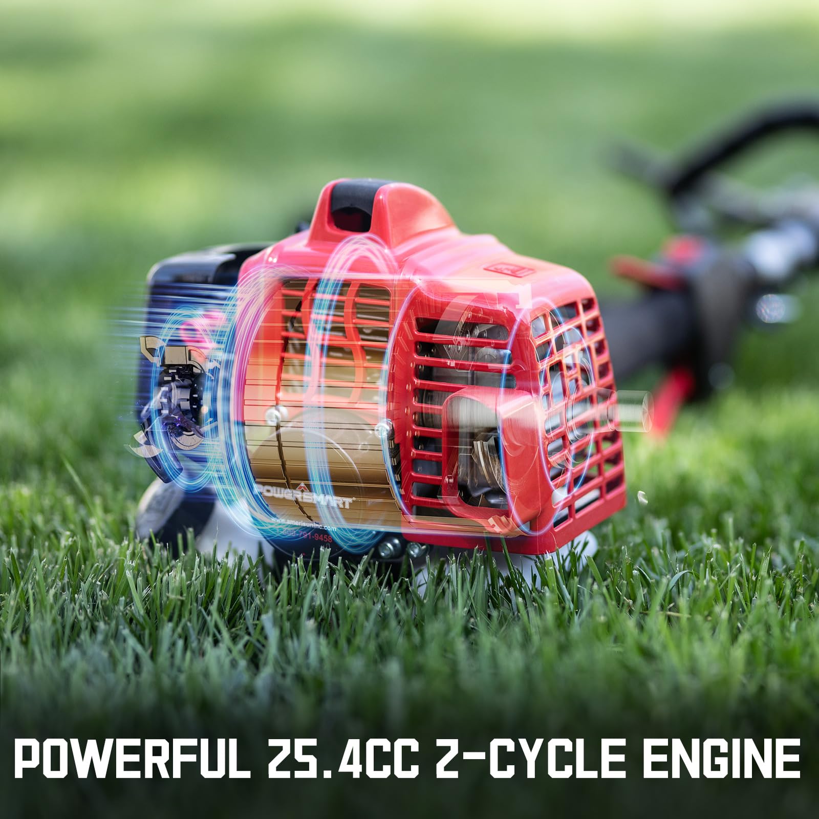 Foto 3 | Cortadora De Hilo 3 En 1 Gas Weed Wacker Powersmart De 25,4 Cc - Venta Internacional.