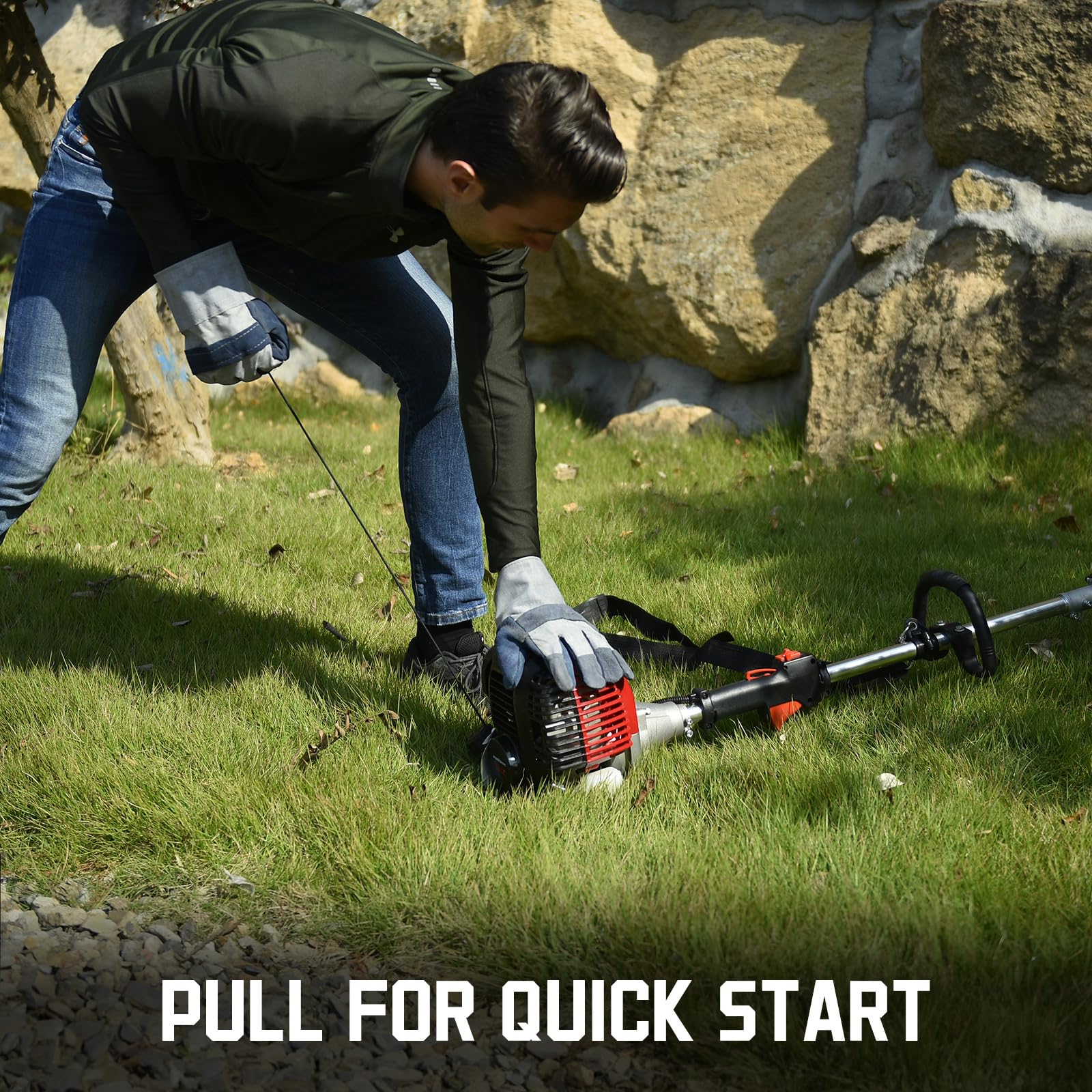 Foto 7 pulgar | Cortadora De Hilo 3 En 1 Gas Weed Wacker Powersmart De 25,4 Cc - Venta Internacional.