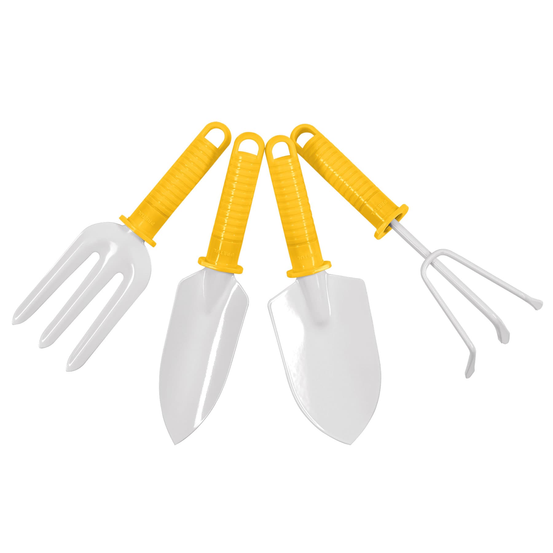 Foto 2 pulgar | Juego de Herramientas para Jardín Pretul color Amarillo con 4 Piezas