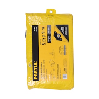 Foto 2 | Lona Pretul LP-69A color Amarillo 6 X 9 M