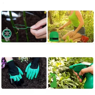 Foto 4 | Juego De Herramientas De Jardín Kit Manual Jardinería 11pzs Eo Safe Imports Esi-11990 Verde
