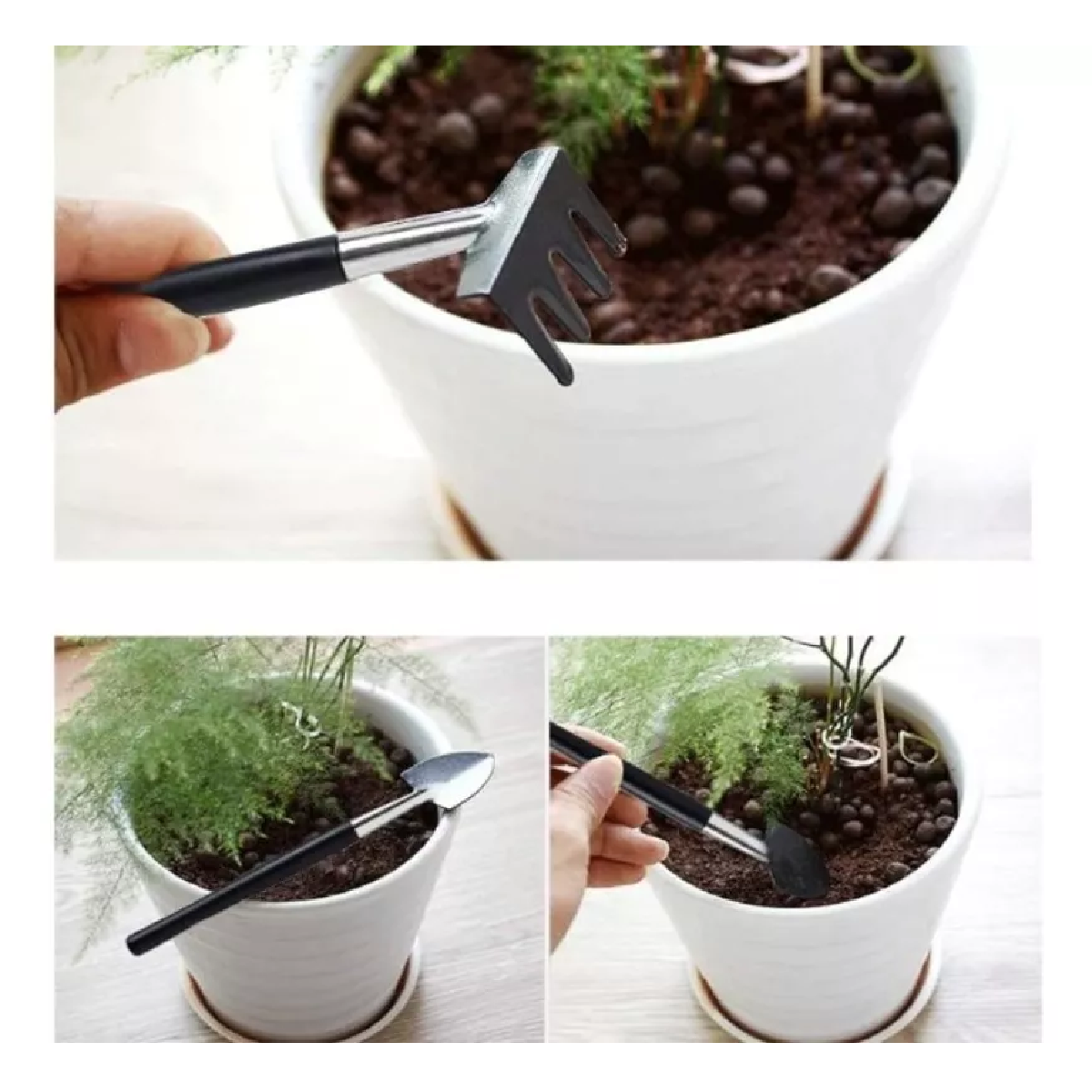 Foto 2 | 21 Herramientas Para Plantas Suculentas, Tamaño Mini Negro