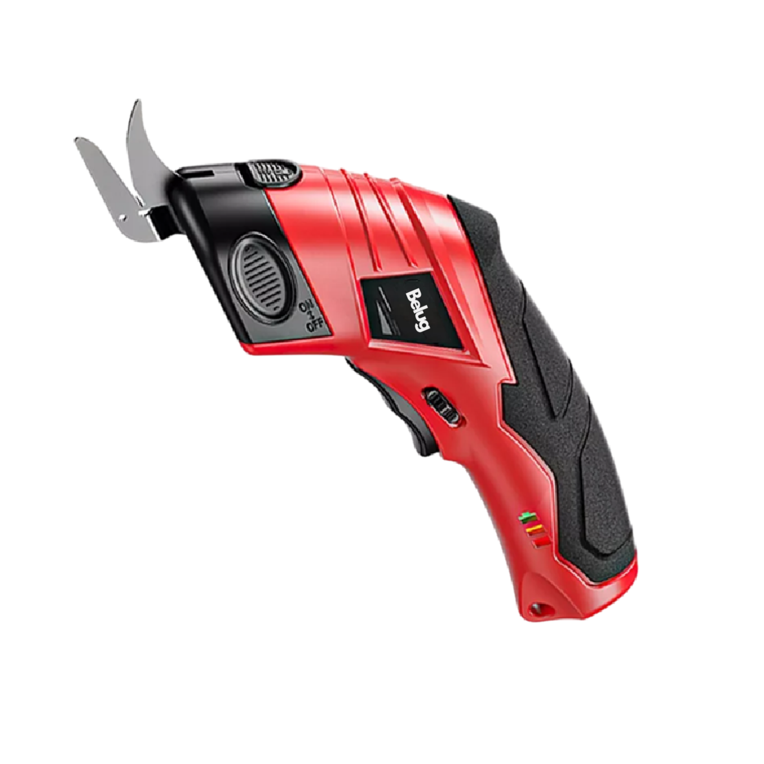 Foto 2 pulgar | Tijeras Eléctricas Belug Recargable Inalámbrica Para Cortar Cartón Negro Rojo