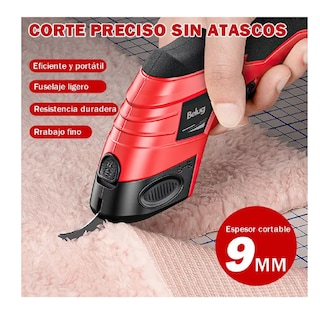 Foto 3 | Tijeras Eléctricas Belug Recargable Inalámbrica Para Cortar Cartón Negro Rojo
