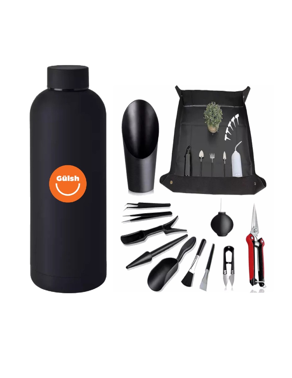 Foto 2 pulgar | Herramientas De Podar Para Suculentas 22pc + Termo Güish Gratis