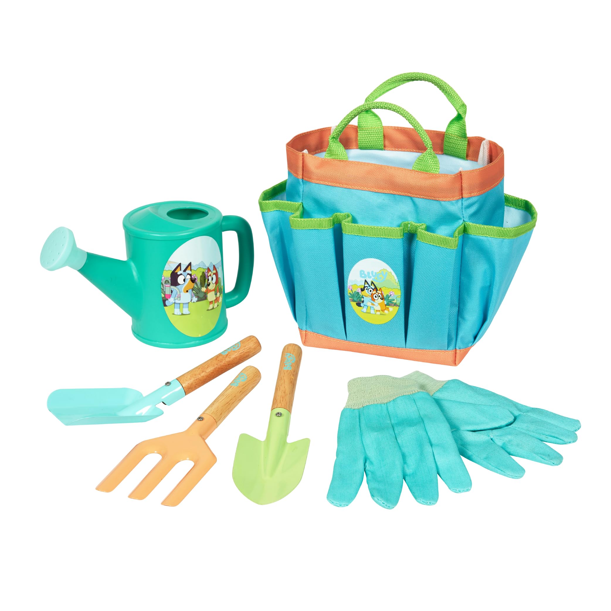 Foto 1 | Set De Jardinería Para Niños Pequeños Bluey Kids Con Regadera Y Guantes - Venta Internacional.