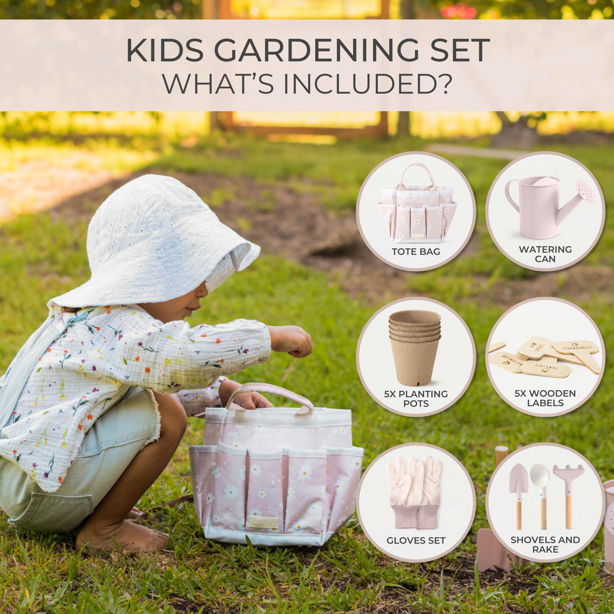 Foto 4 pulgar | Set De Jardinería Zicoto The Ultimate Kids Con Herramientas Duraderas - Venta Internacional.