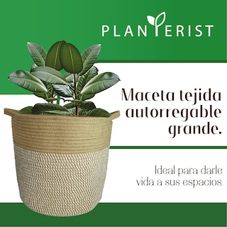 Foto 2 | Maceta Tejida Autorregable Grande Planterist Marrón