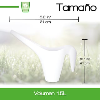 Foto 3 | Regadera Para Plantas De Jardín Gj-10 - Smart Garden - Blanco Mate - 1.5l