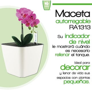 Foto 2 | Maceta Autorregable Ra1313 - Smart Garden color Blanco Brilloso