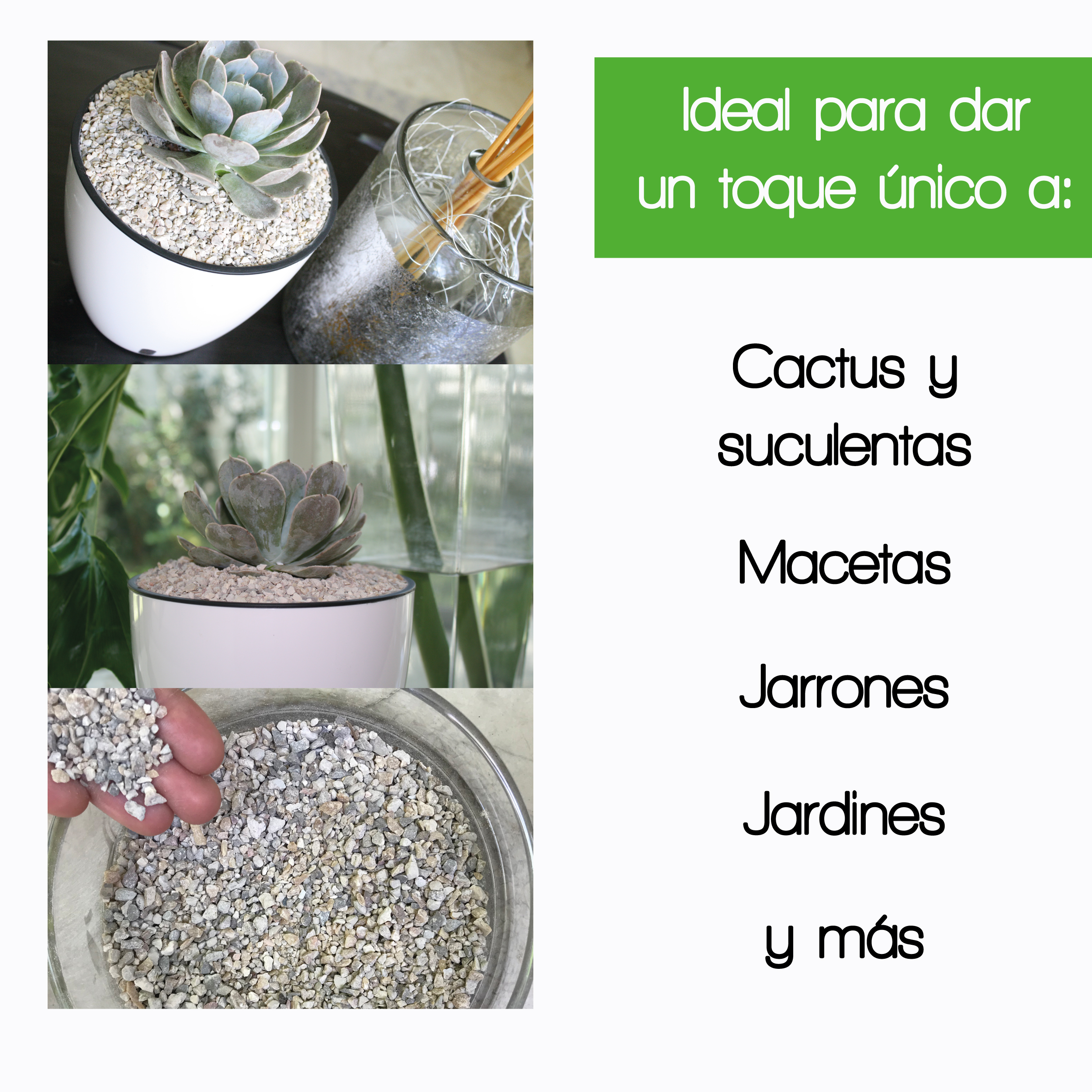 Foto 4 pulgar | Piedra Decorativa - Smart Garden - Granulometría Chica - Color Sand