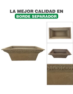 Foto 2 | Maceta Minimalista Hanlob Jardinera color Beige