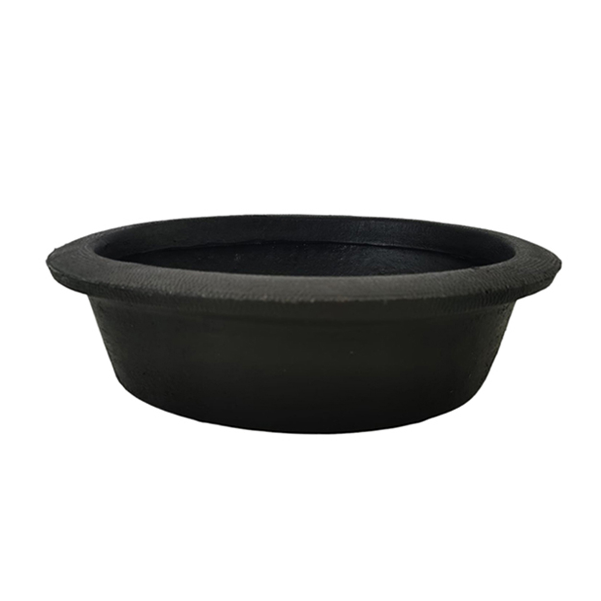 Maceta Minimalista Hanlob Jardinera color Negro