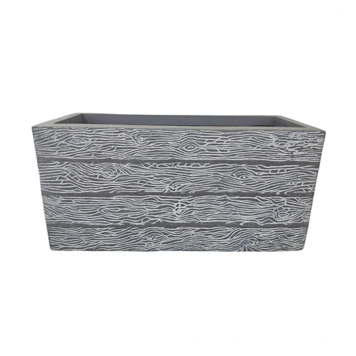 Maceta Minimalista Hanlob Jardinera color Gris $1,110
