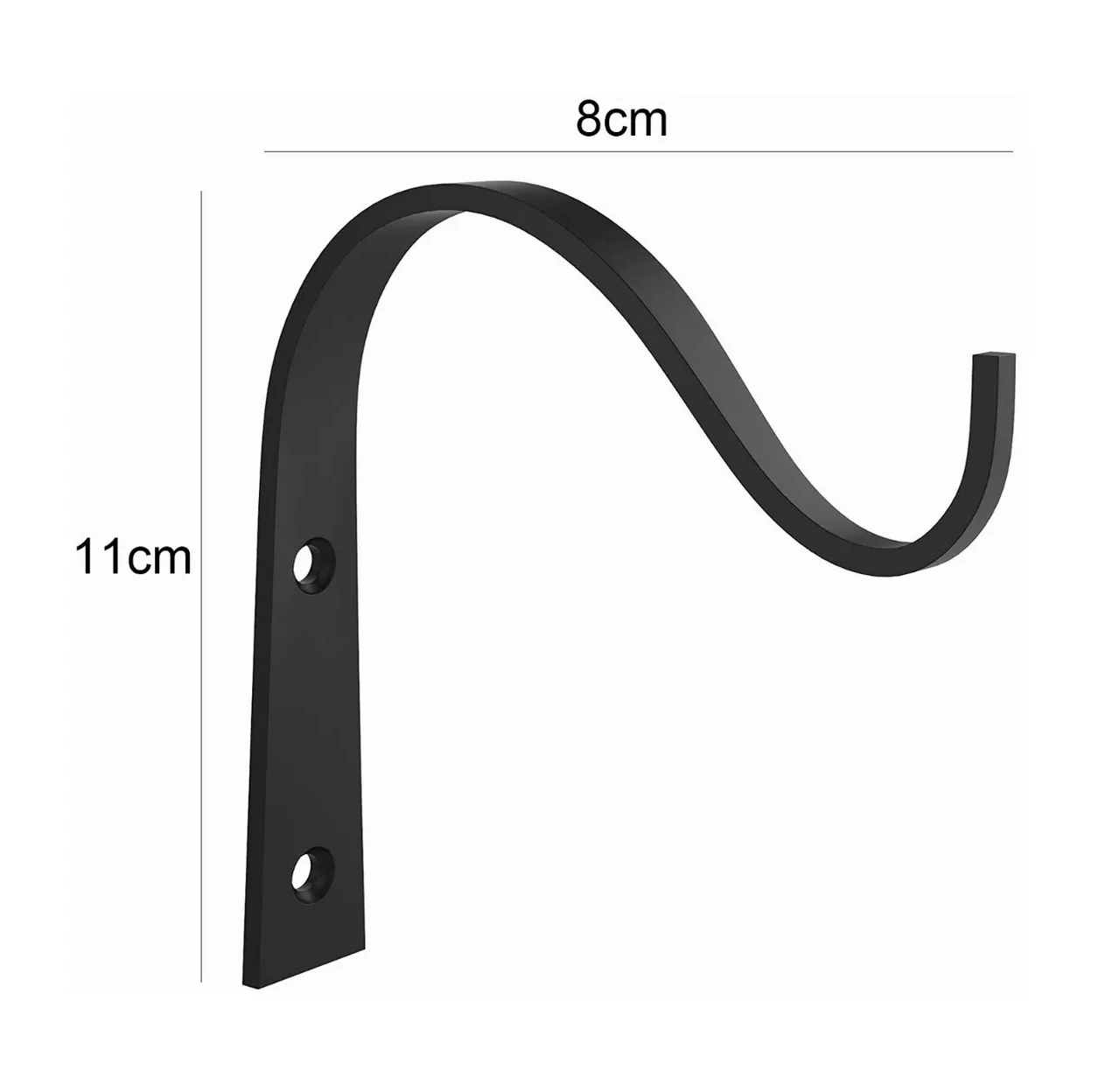 Foto 4 pulgar | Gancho de Pared Belug para Colgar Maceta 8 Pz color Negro