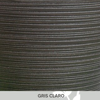 Foto 4 | Jauz Improvement Maceta Minimalista Lineal Horizontal Cilindro Color Gris Claro (mod.j0084)