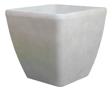 Foto 1 | Jauz Improvement Maceta Minimalista Diseño Tipo Cubo Color Moon Stone Para Interior/exterior (mod.j0071)