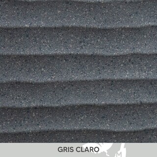 Foto 3 | Jauz Improvement Maceta Acanalado Minimalista En Forma De Cubo Gris Claro (mod.j0062)