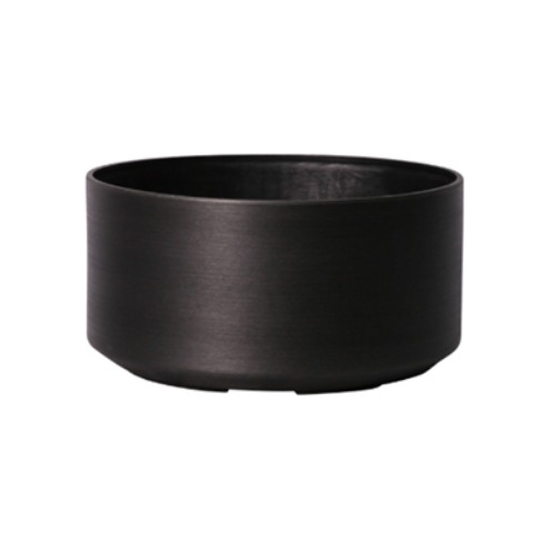 Maceta Minimalista Jauz Circular Negro