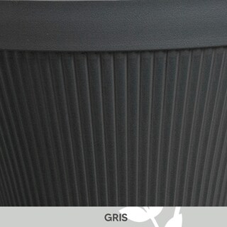 Foto 4 | Maceta Minimalista Jauz Grabado Lineal Gris