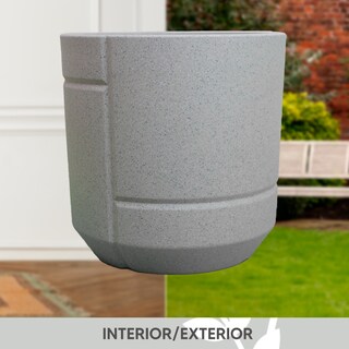 Foto 3 | Maceta Minimalista Lineal Esfera Jauz Improvement J0063 Blanca