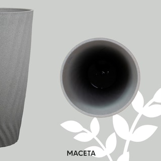 Foto 4 | Maceta Minimalista Jauz Improvement 0066 Gris