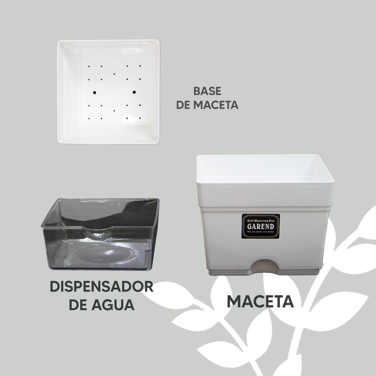 Foto 4 | Maceta Minimalista Tipo Cubo Jauz Improvement para Interiores y Exteriores