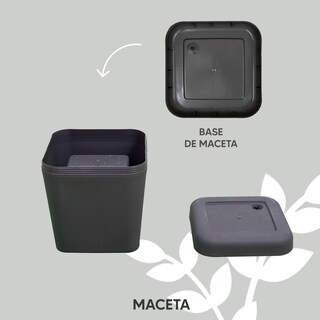 Foto 5 | Maceta Minimalista Jauz para Interior y Exterior Tipo Cubo Elegante