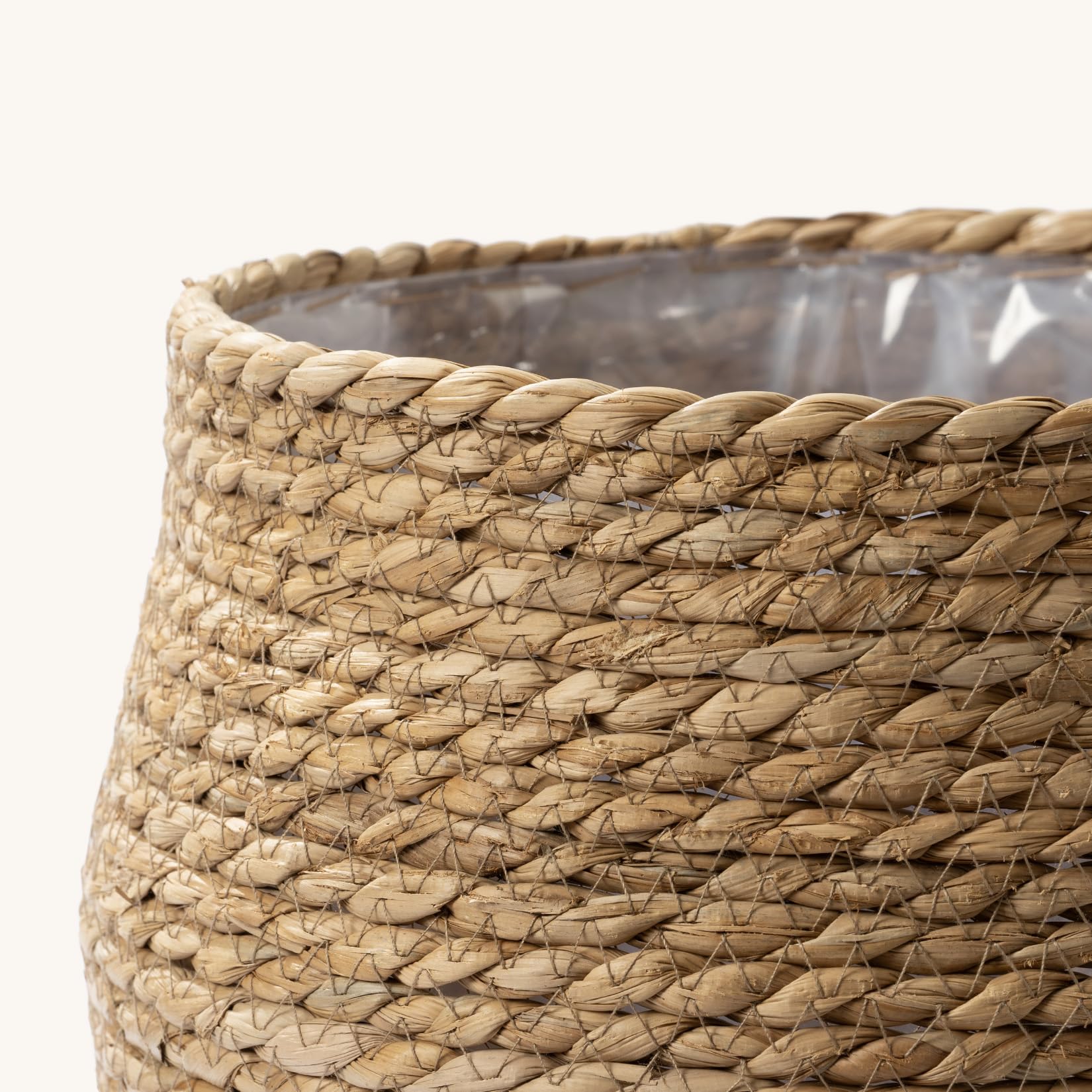 Foto 7 | Maceta La Jolie Muse De Hierba Marina Natural, Paquete Grande De 3, Color Marrón - Venta Internacional.