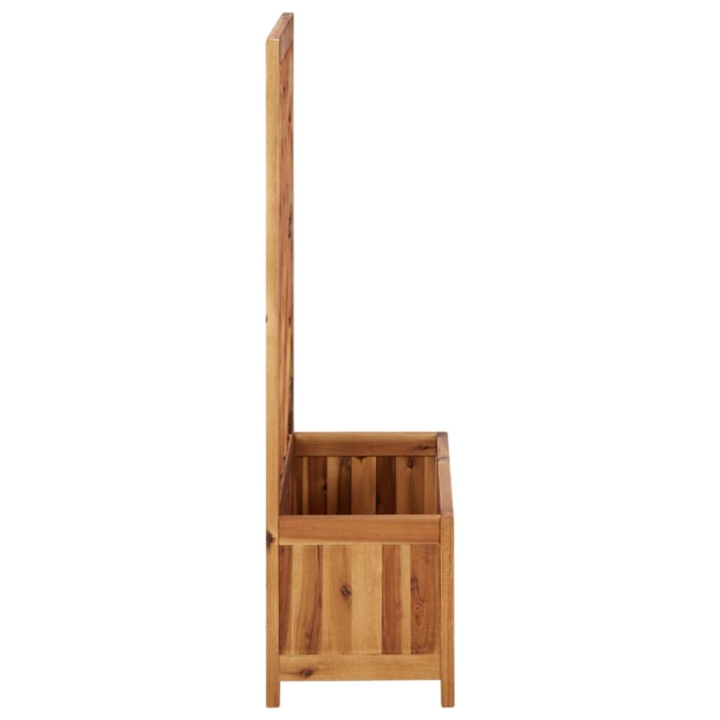 Foto 5 | Cama Elevada Para Jardín Vidaxl Con Enrejado De Madera De Acacia, Color Marrón - Venta Internacional.