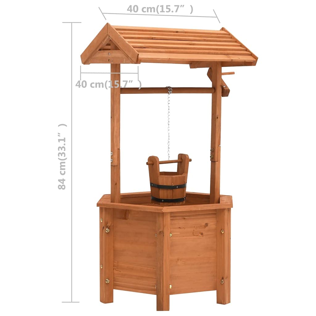 Foto 7 | Maceta Wishing Well Vidaxl Para Jardín, 40 X 40 X 84 Cm - Venta Internacional.