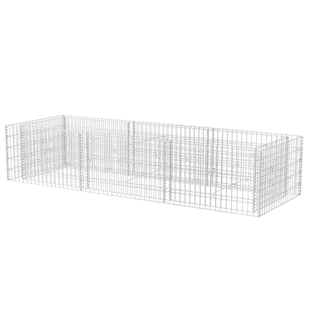 Foto 2 pulgar | Macetero Gabion Vidaxl Rectangular De Acero Galvanizado - Venta Internacional.
