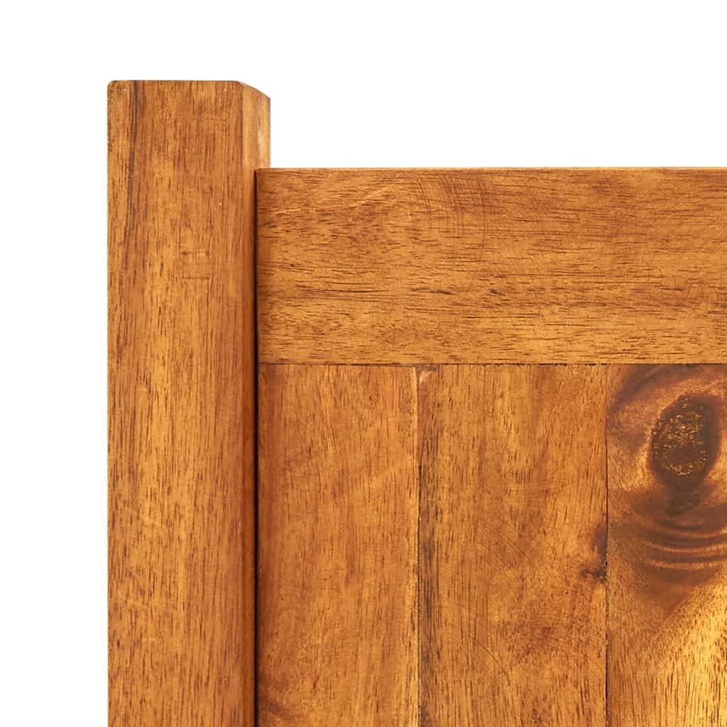 Foto 6 pulgar | Macizo De Flores Elevado Vidaxl Garden, Madera Maciza De Acacia, Color Marrón - Venta Internacional.