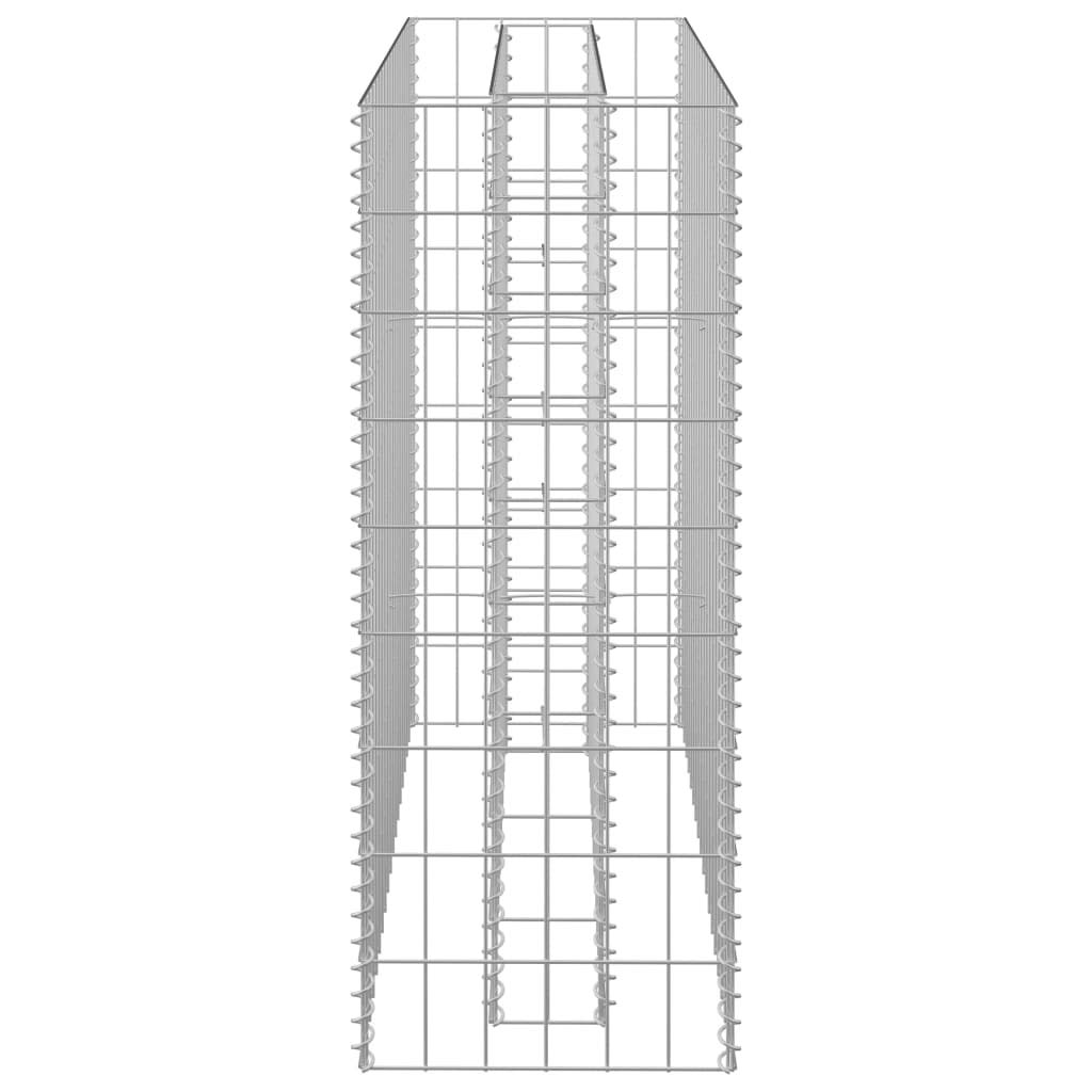 Foto 5 | Jardinera Gabion De Acero Galvanizado Vidaxl Con Cama Elevada - Venta Internacional.