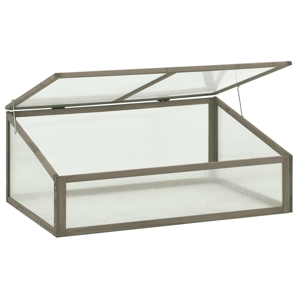 Foto 3 pulgar | Greenhouse Vidaxl, Madera Maciza De Abeto Con Panel De Policarbonato, 100 X 65 X 40 Cm - Venta Internacional.